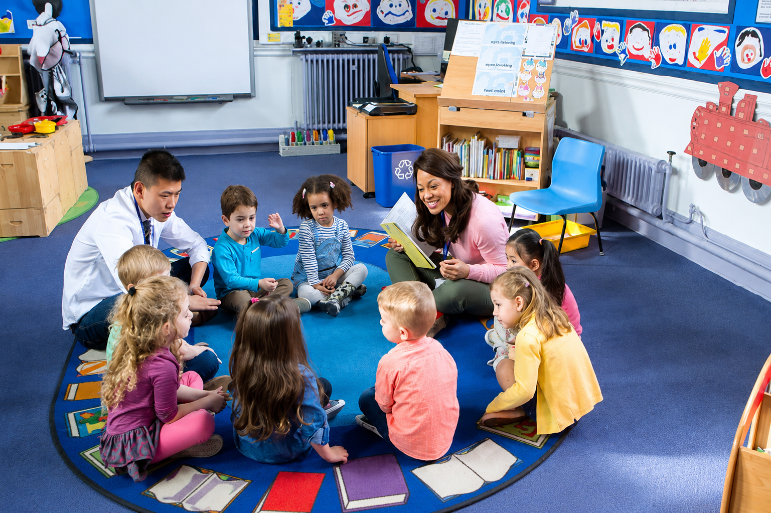 A small circle gathering — growth begins together